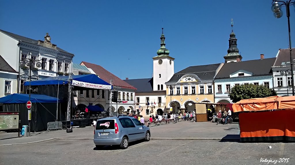 ÚSTÍ NAD ORLICÍ, CZ - část "Mírového náměstí" / the part "Peace Square" by votoja cz