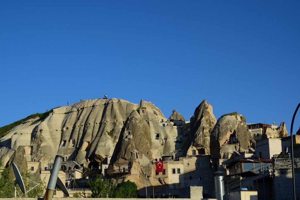 View from shoestring cave house, Göreme Cappadocia by Peter Kock