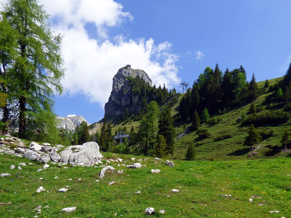 Rofangebirge, Gschöllkopf mit Adlerhorst by Karl Eidenschink