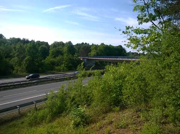 Brücke über A5 Pfungstadt nach Seeheim by Z-MANN