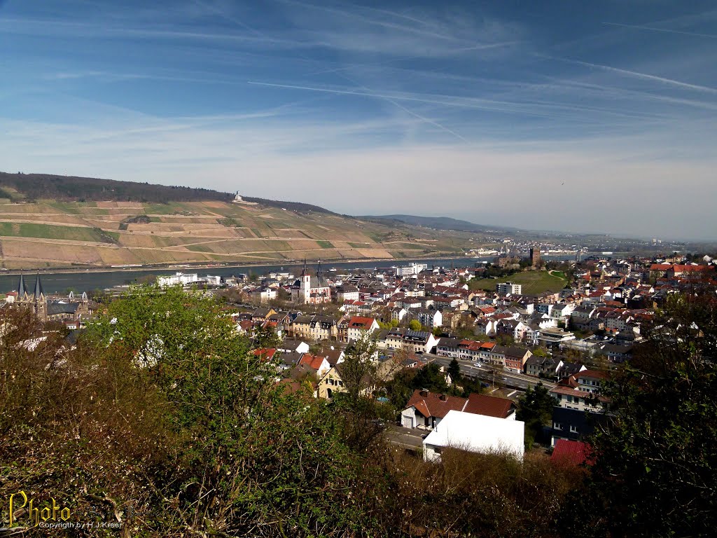 Bingerbrück und Bingen an der Nahemündung by Pannobaer