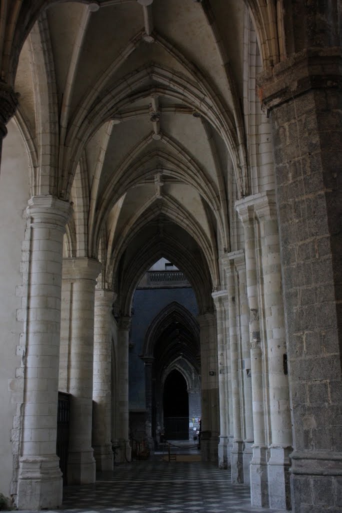 *Aire-sur-la-Lys: Collégiale Saint-Pierre, bas-côté by Hans Briaire