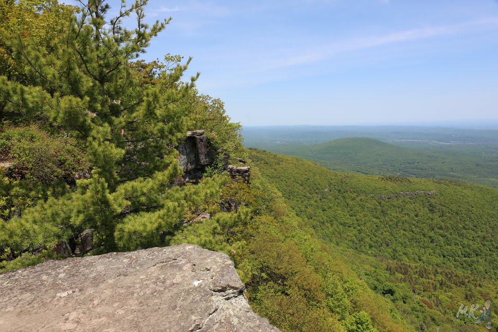 View of from Newman's Ledge - North-South Lake/Escarpment Trail Loop Hike - Long Path Trail - Greene County, NY, USA - May,24,2015. by mariok40