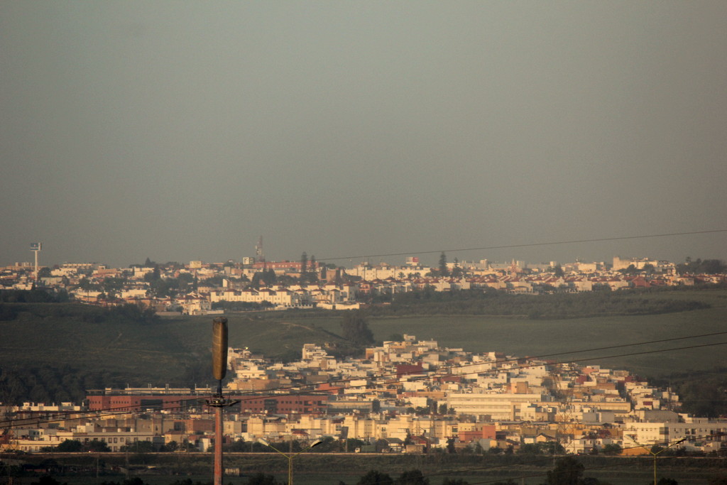 SEVILLA (ANDALUCÍA) VISTA DE CAMAS Y CASTILLEJA DE LA CUESTA, DESDE EL ESTADIO OLÍMPICO by JOSE LUIS OROÑEZ