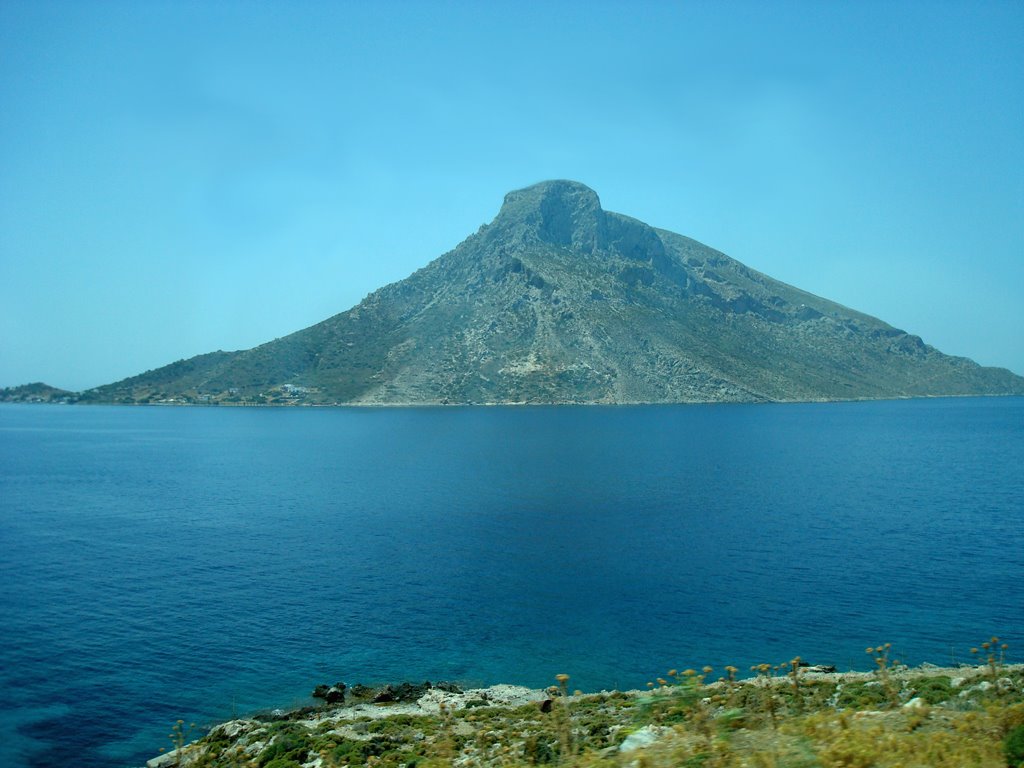 Telendos-View from Kalymnos by theodora