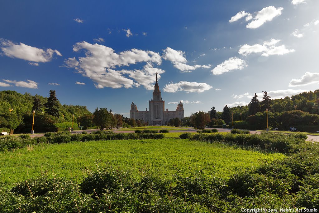 Moscow State University main building by Nekh's Art Studio