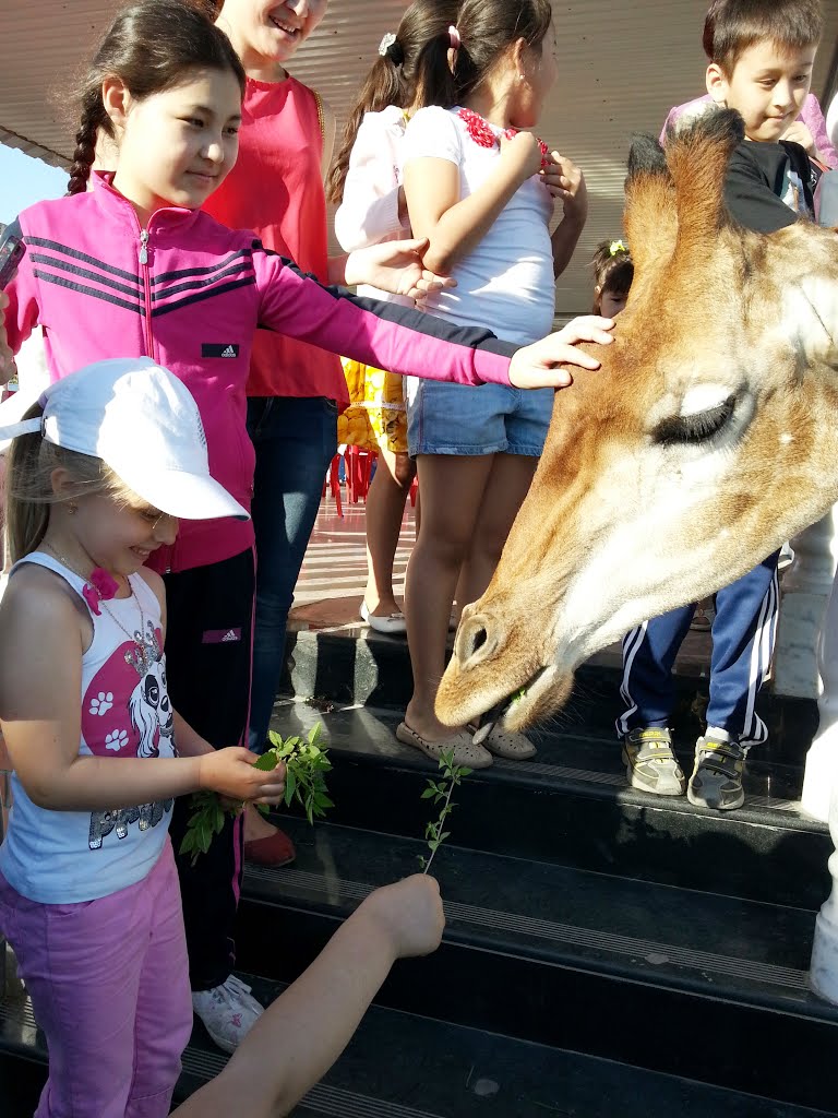 Twiga Giraffe & Kids _Aktobe _2014 05 11 by Sergey A.P.v