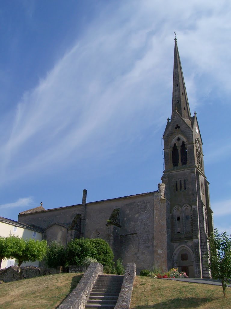 Escassefort Église Sainte-Martianne by Henry Salomé (hpjps)