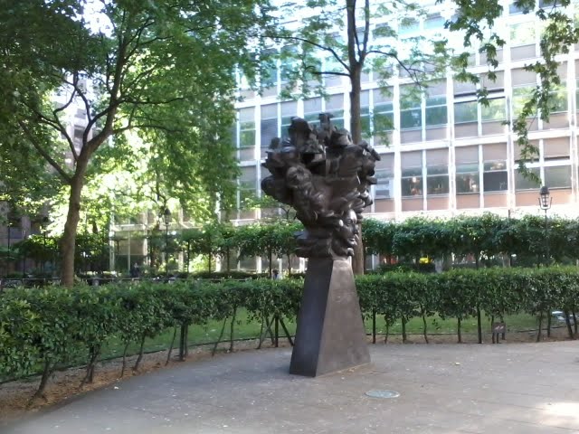 Henry Purcell monument, Christchurch Gardens, Victoria Street, London by Fiona Killick