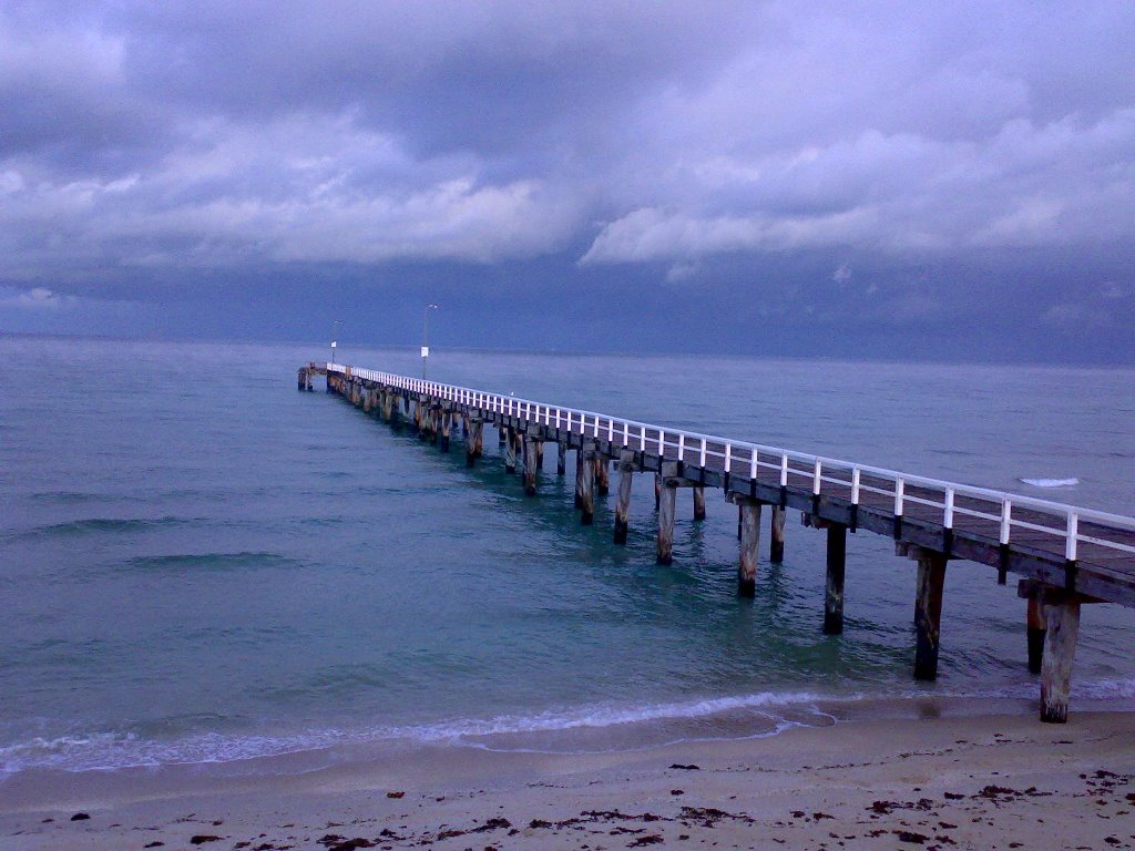 Seaford pier at dawn. by Gabriel