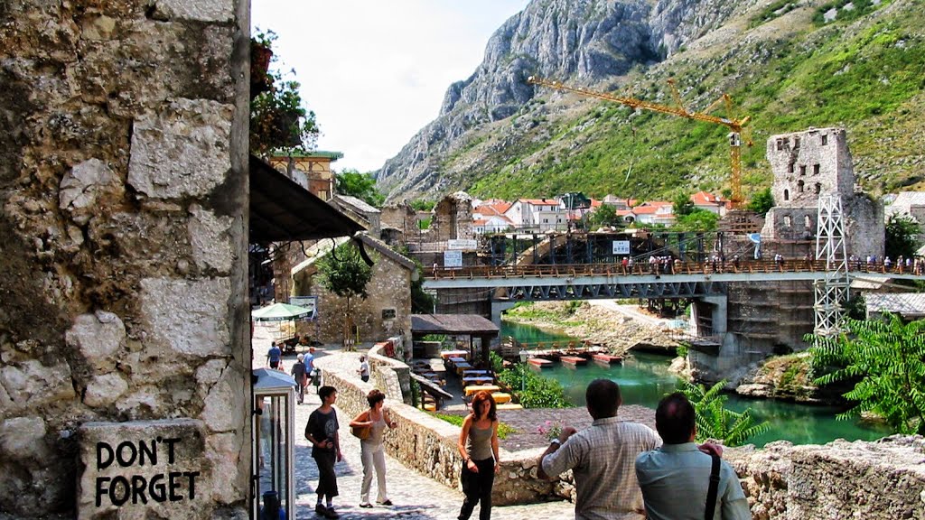 Mostar, stari most reconstruction by Jillipp