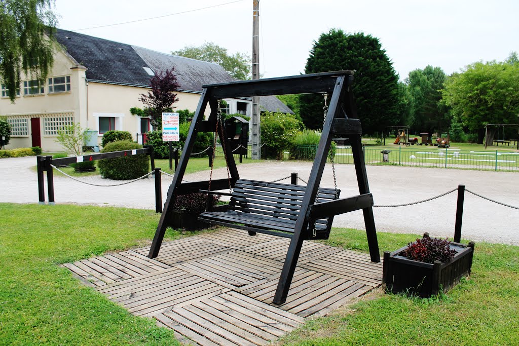 Ausschnitt vom Campingplatz Le Moulin Fort am Cher bei Chisseaux - aufgenommen am Dienstag, 26. Mai 2015 morgens by Wolfgang Hanko