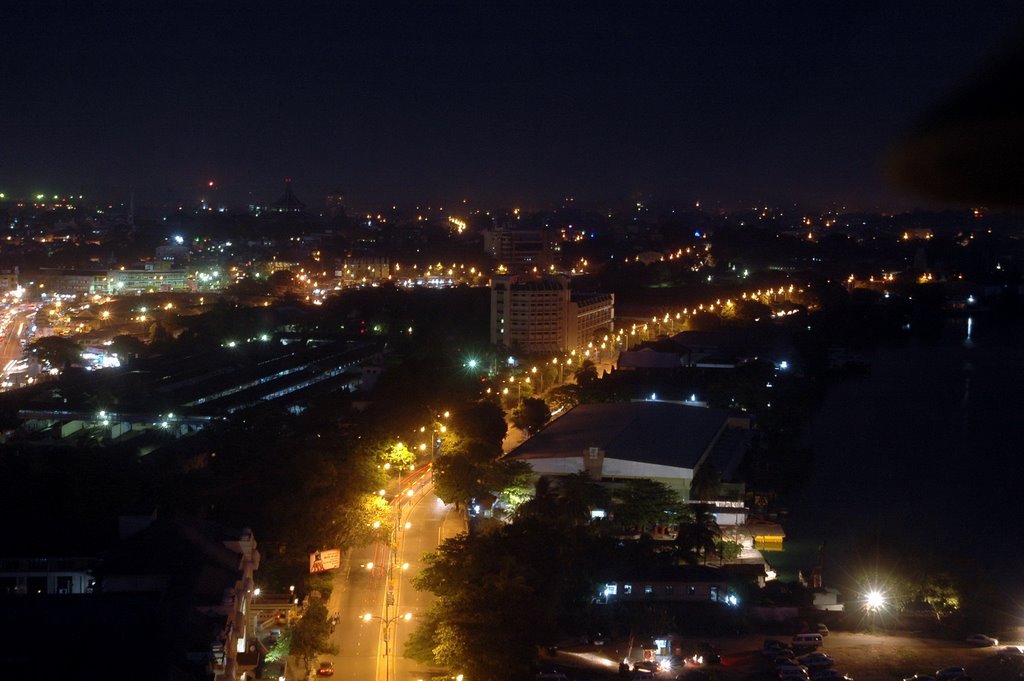 Colombo night view by Namal Sandaruwan