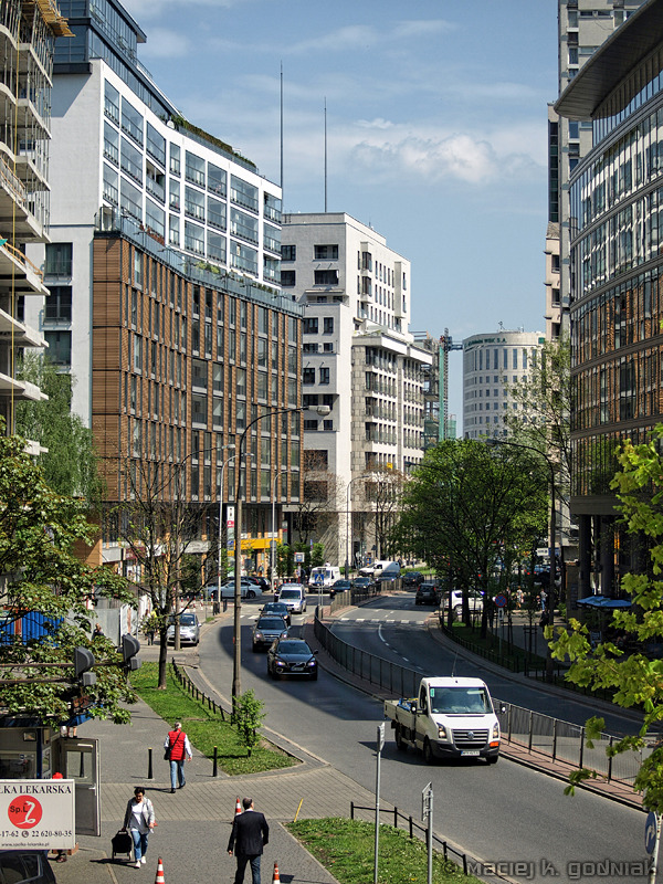 Grzybowska Street, Warsaw by Maciej Godniak