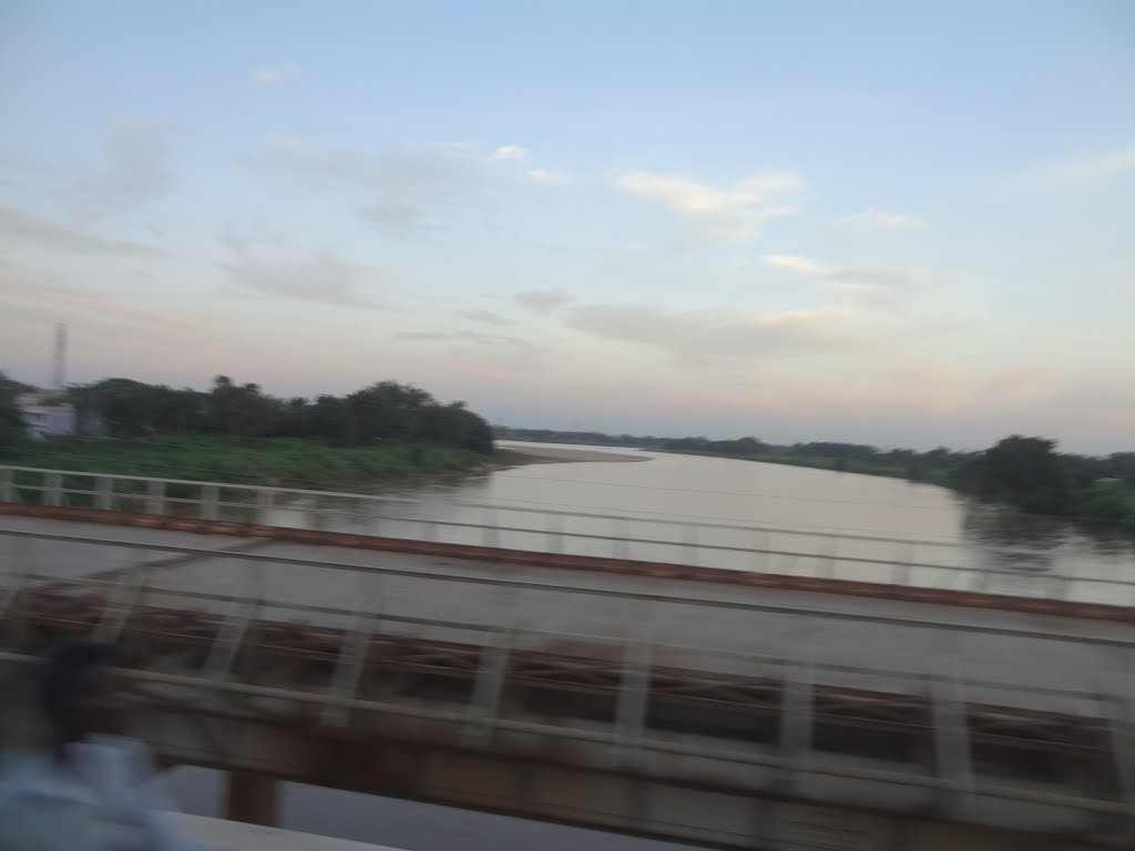 Bridge over Daya River, NH-203, Bhubaneswar to Pipili Road, Odisha by sban1998