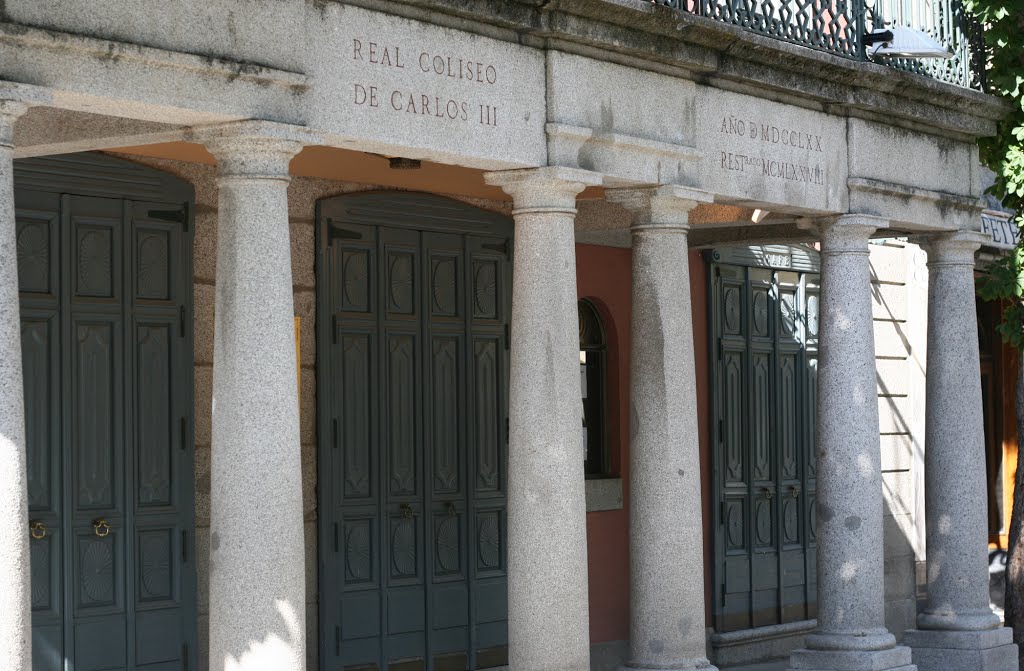 Real Coliseo Carlos III by Ramón Sobrino Torren…