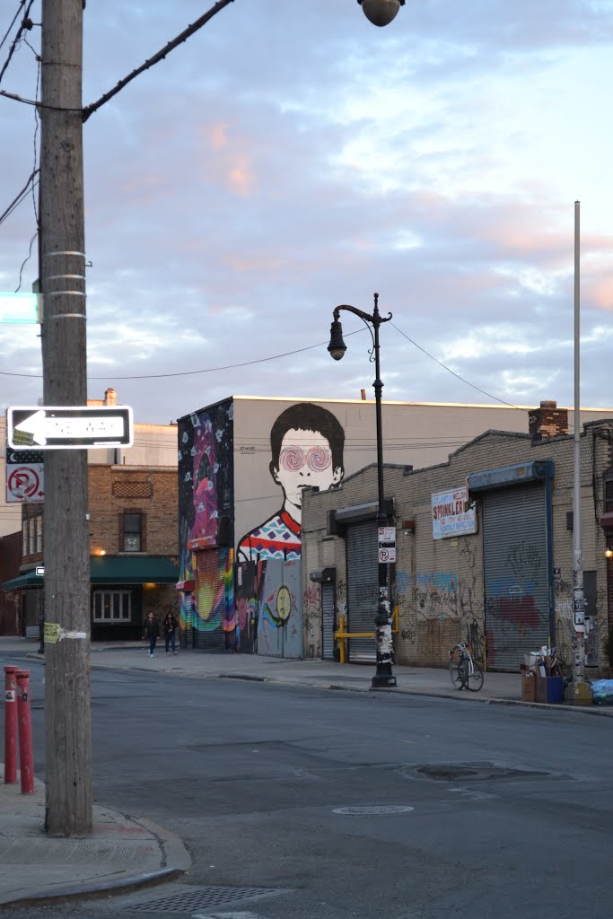 Graffiti à Wyckoff Avenue/Jefferson Street - Bushwick - Brooklyn by Kamel Eckmühl 31010