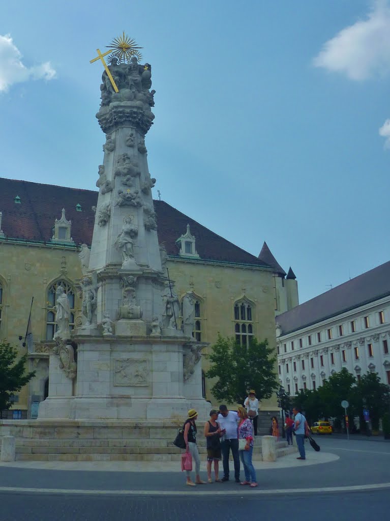 The monument at castle hill, Budapest, Hungary by Hans33