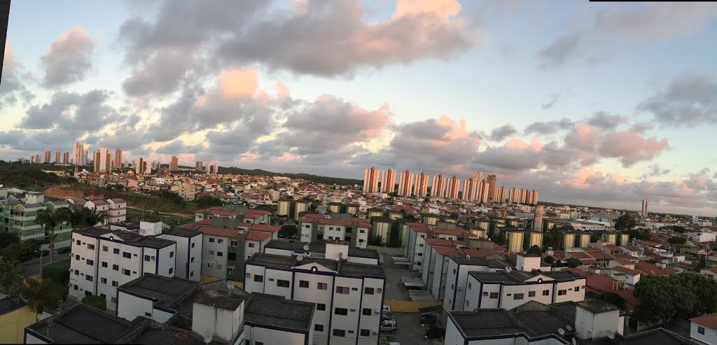 Panorâmica de Ponta Negra, Parque dos Eucaliptos, Plano 100 e Cidade Verde. Tirando Ponta Negra, tudo isso pertence ao município de Parnamirim RN, a cidade que mais cresce no planete terra. by Dedé de Zé Luca