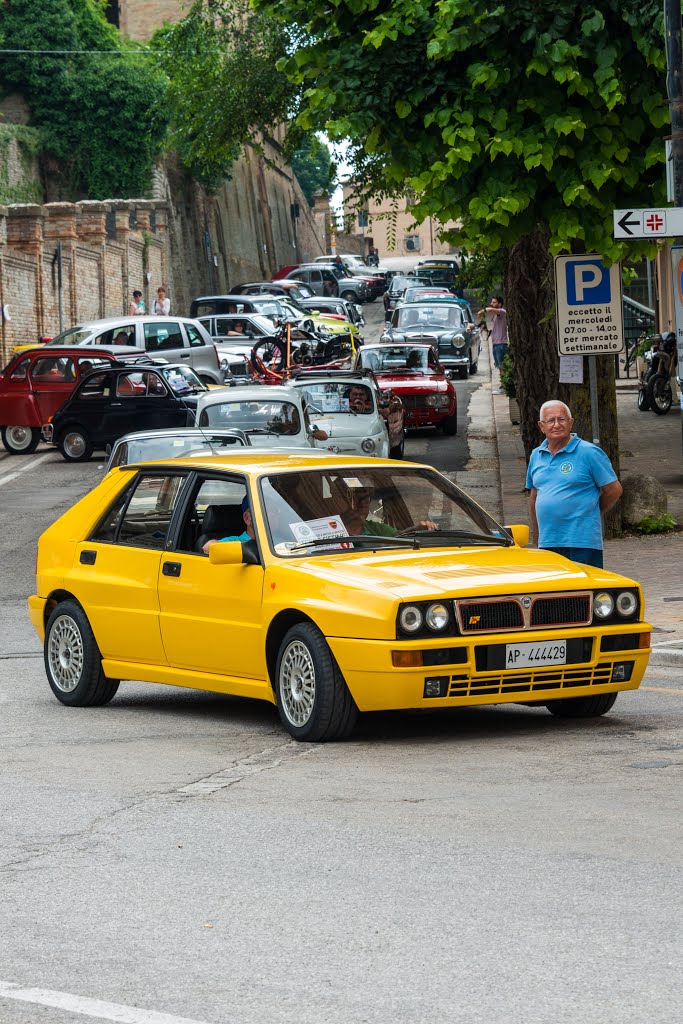 Classic Car/Motorcycle/Scooter Rally at Montalto Delle Marche, June 2015 by Mike Scott