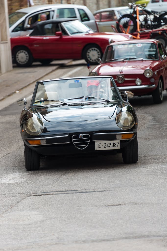 Classic Car/Motorcycle/Scooter Rally at Montalto Delle Marche, June 2015 by Mike Scott