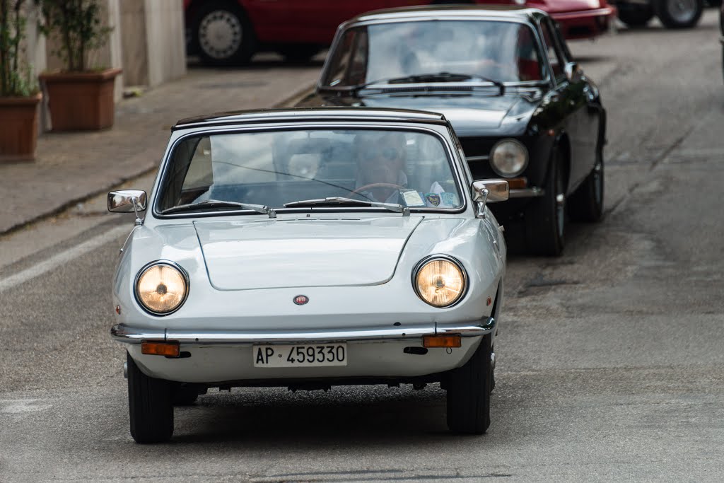 Classic Car/Motorcycle/Scooter Rally at Montalto Delle Marche, June 2015 by Mike Scott