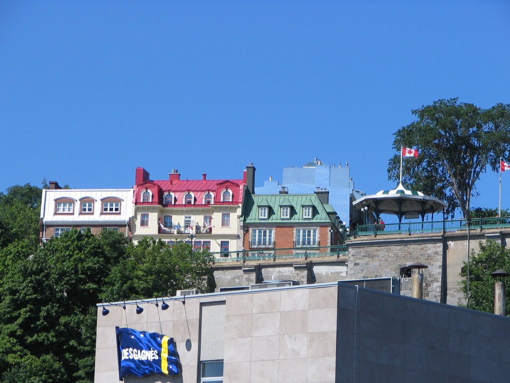 Québec (Ville), vue de la gare fluviale by ouellette001.com