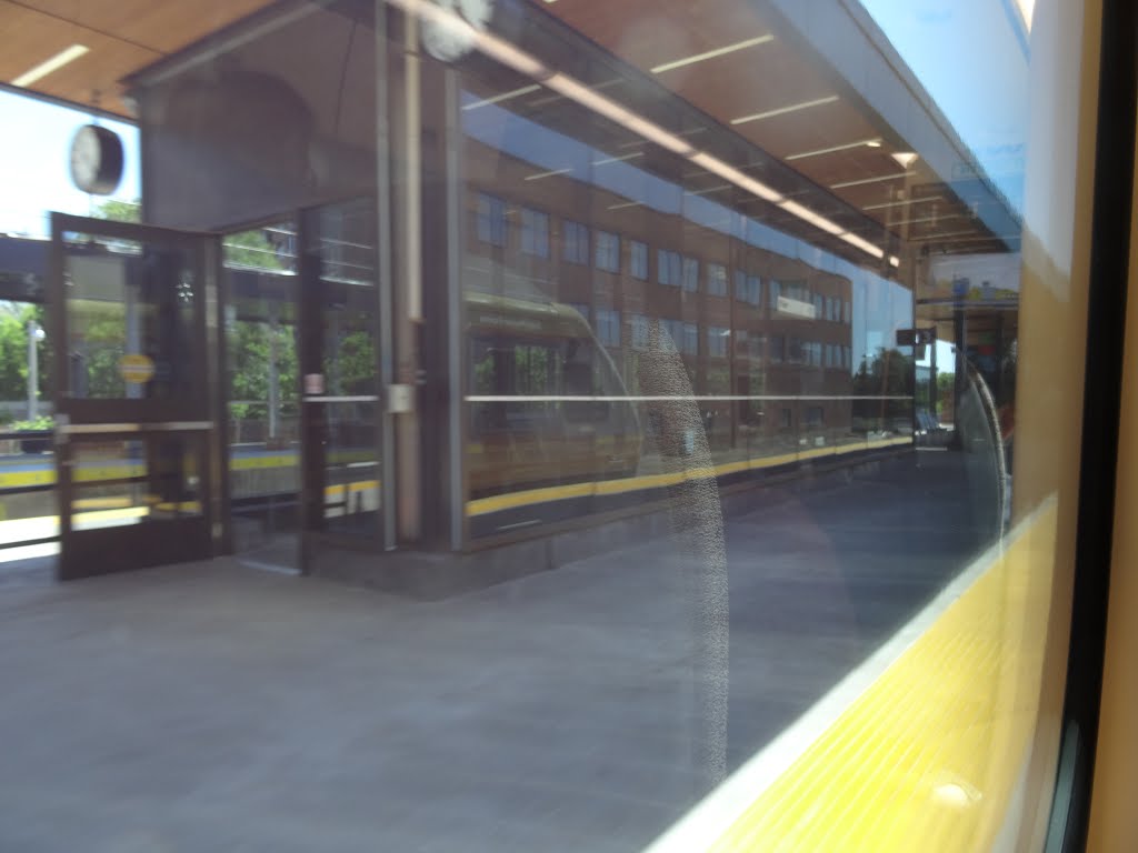 Looking out the left window on a trip from Union to Pearson, 2015 06 06 A (254).JPG by OldYorkGuy