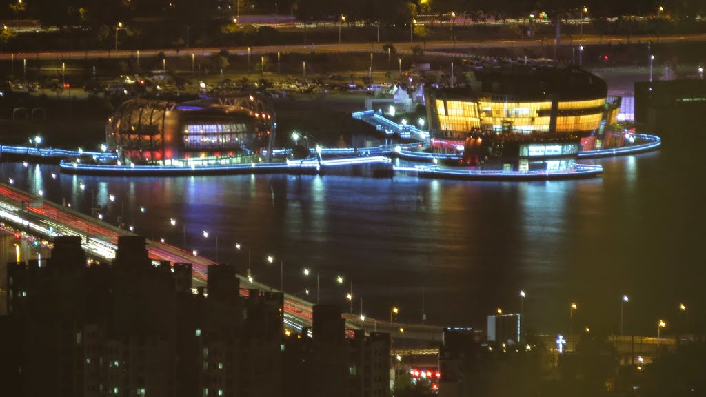 3 Floating man made island on the Hangang River by jim “jimboy” boy