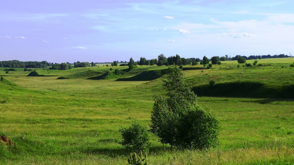 Romantische Landschaft nahe Ababkovo by asc