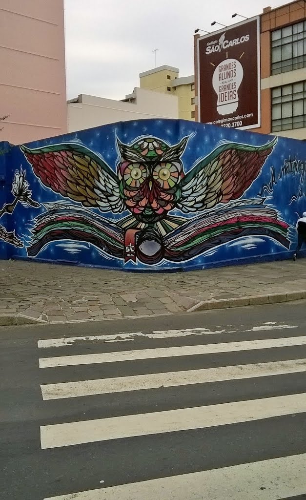 Muro do Colégio São Carlos, Caxias do Sul. by Diogo Radons