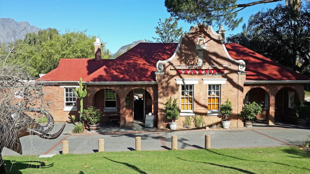 Franschoek Station Pub by John A Forbes