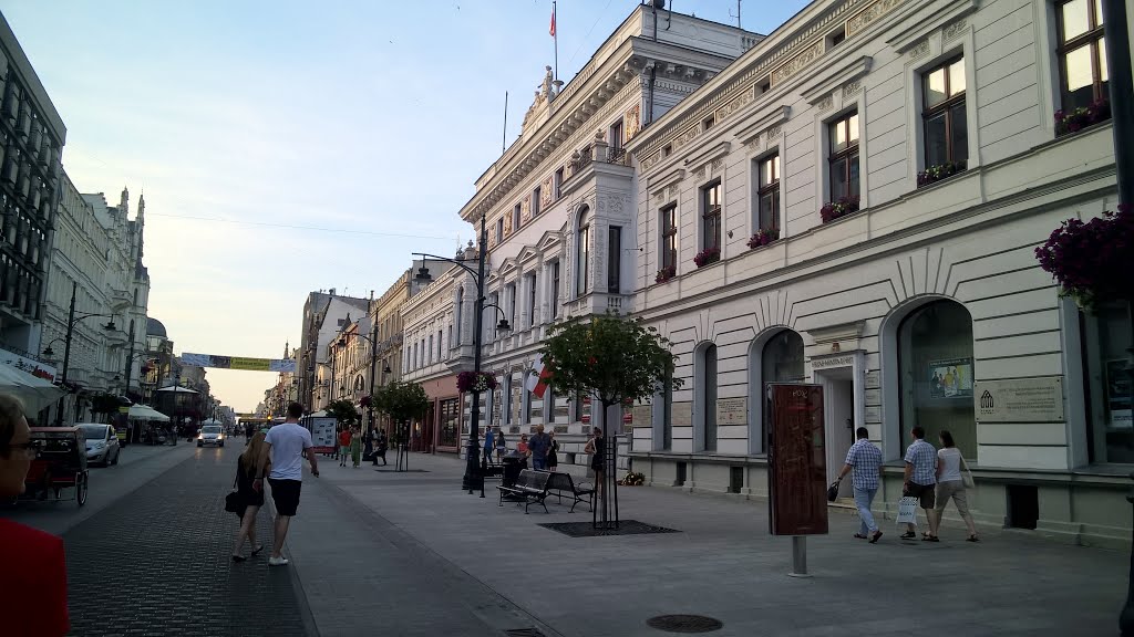 Ulica Piotrkowska, Łódź/Piotrkowska Street, Lodz by Ewa_K