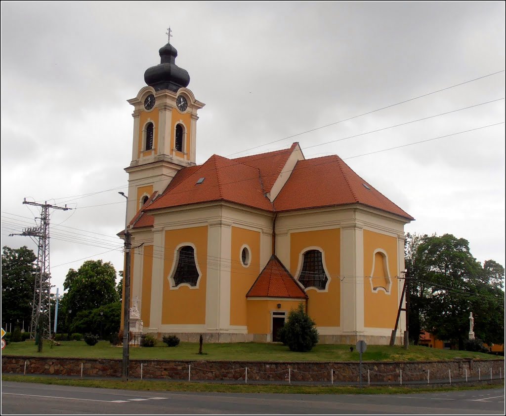 Balatonkeresztúr templom / Church by József Peti