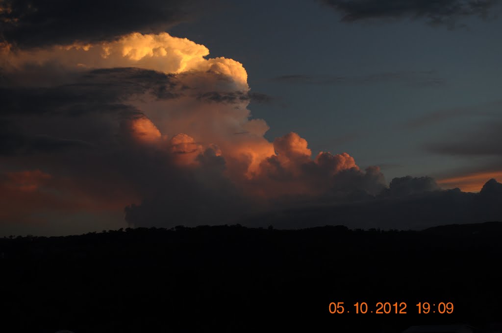 Cloudy Sunset , Runaway Bay , Jamaica by Adel Girgis