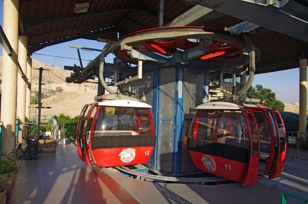 Cablecar lower station, Jericho, Israel by Al-Xander