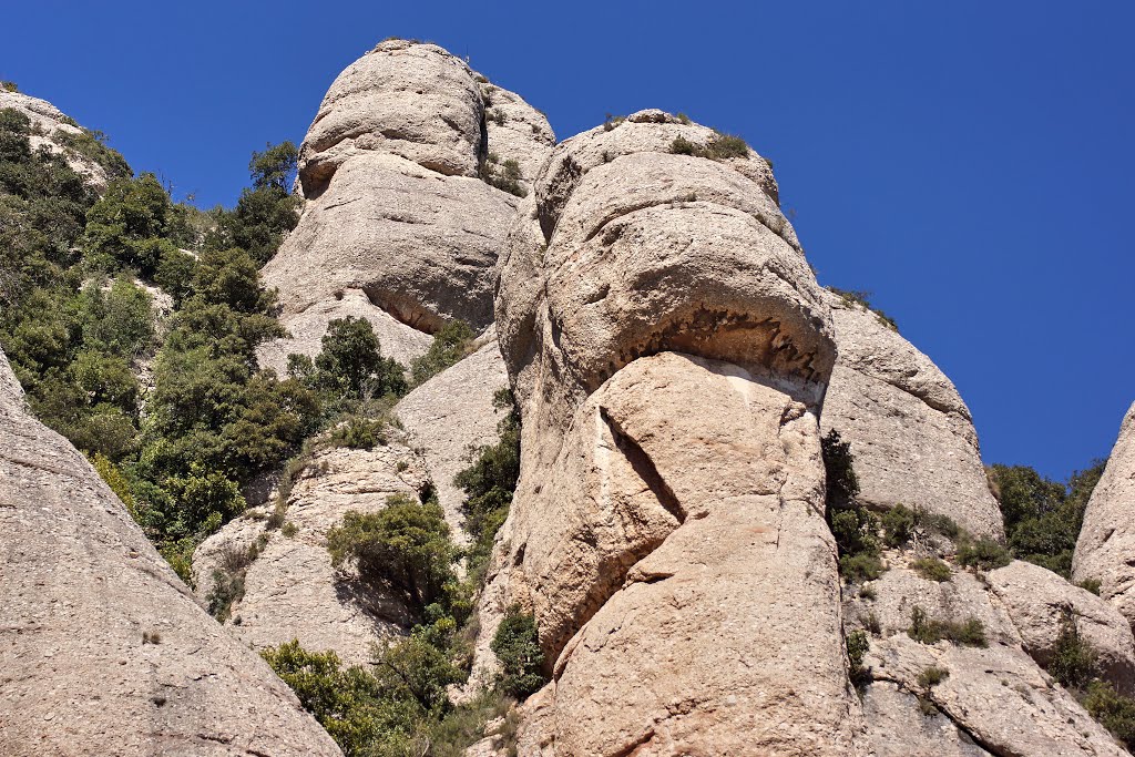 Montserrat crags by Yuri Rapoport