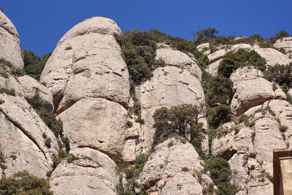 Montserrat crags by Yuri Rapoport