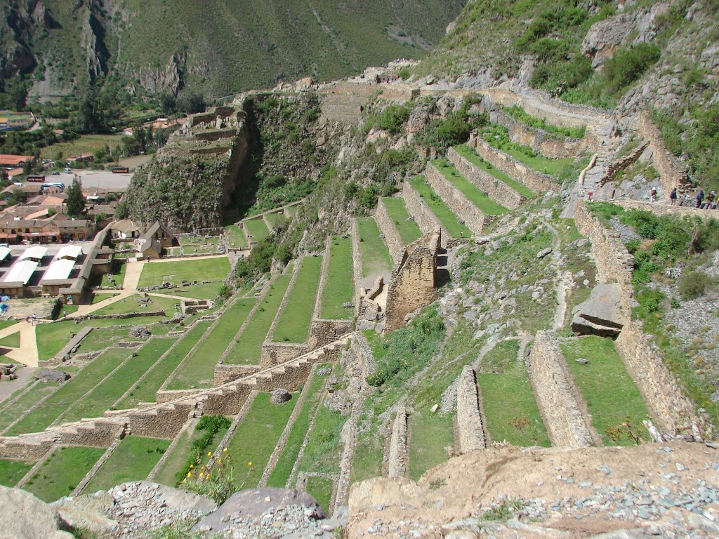 Vista lateral terraça - OLLANTAYTAMBO - PERU - #dm by dalcio e marilda ber…