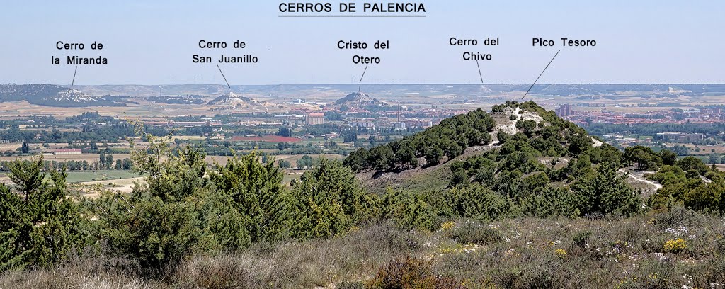 Cerros de Palencia desde el pico Tesoro by Alejandro Pérez Garc…