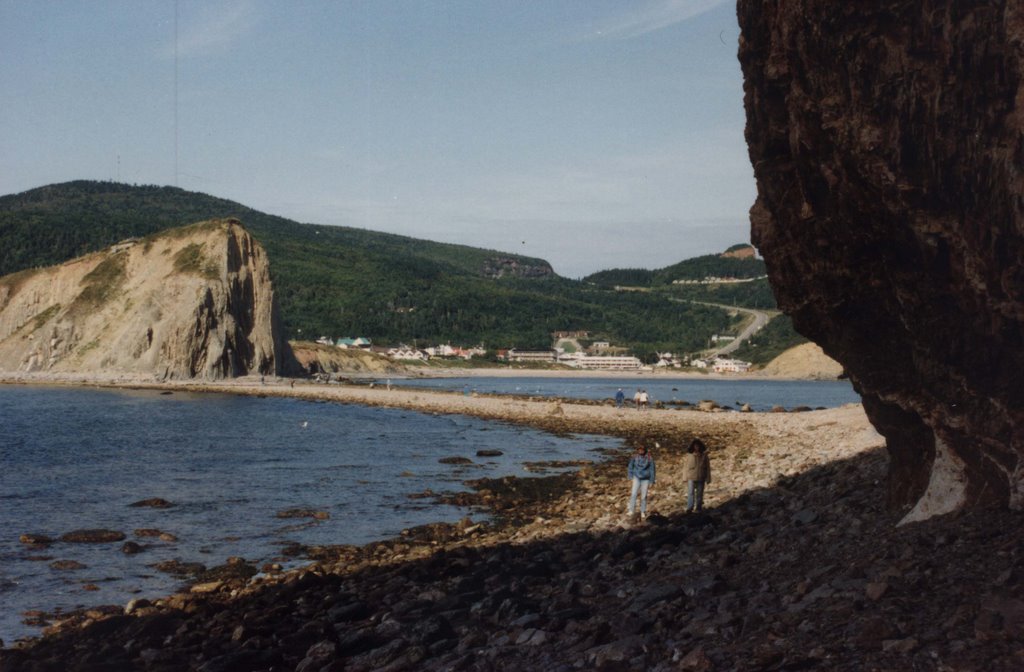 Gaspesie - Rocher Percé à la marée basse by Claire-Lise Durieux