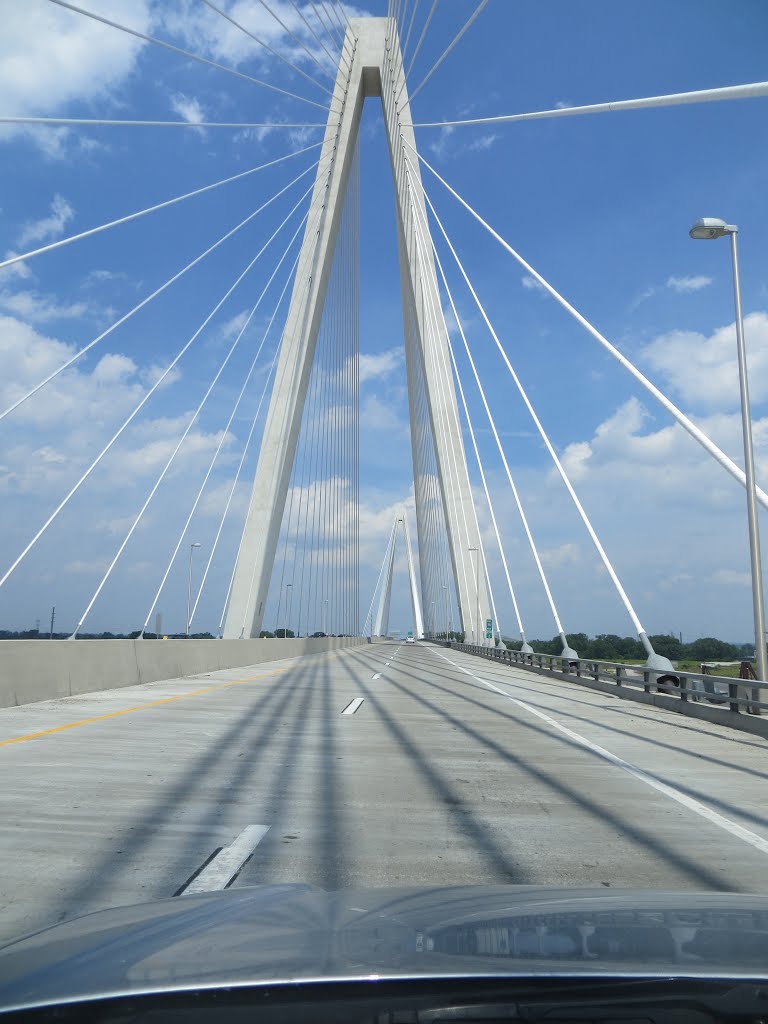 Stan Musial Memorial Bridge, St. Louis by David Kanzeg