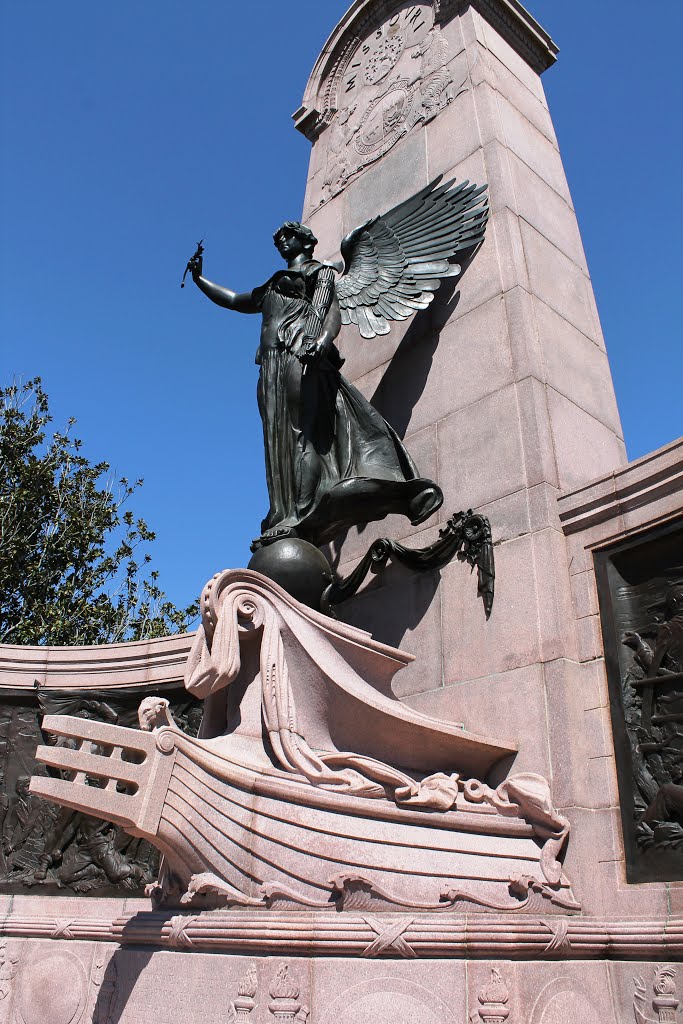 Detail, Missouri Monument, Vicksburg NMP by JJ Kwashnak