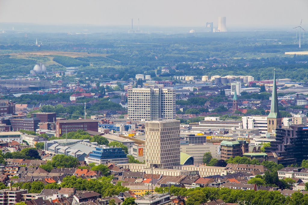 Blick vom Florianturm auf das Zentrum by Swisstec93