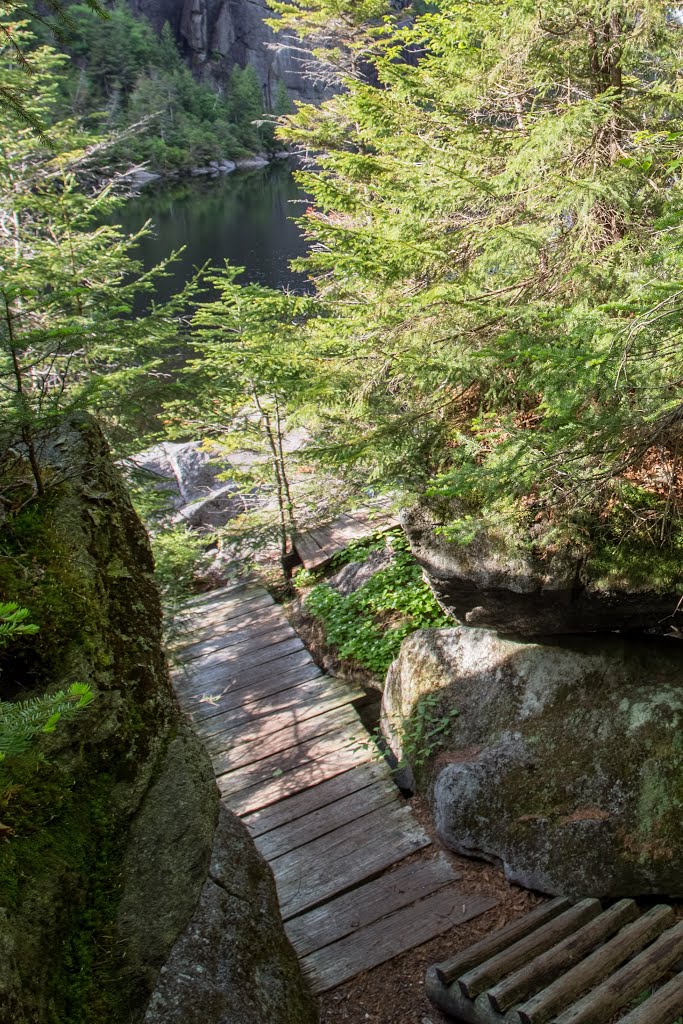 Typical stairs and platforms along the lake by Sawyer Sutton