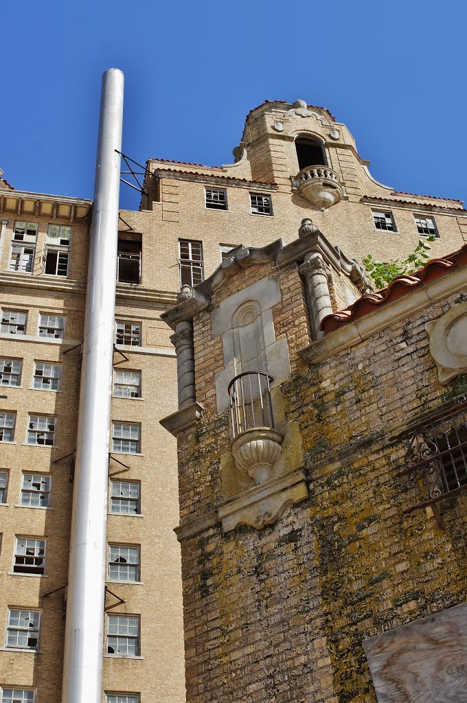 The abandoned Baker Hotel in Mineral Wells, Texas by Shiree Schade