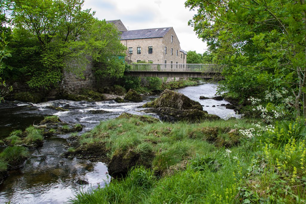 Looking Downstream, River Ribble, Yorkshire 06-06-2015 by guide paul