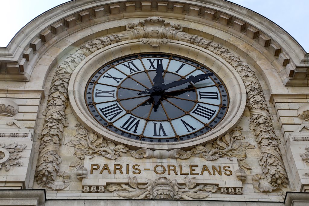 Reloj del Museo d'Orsay, París, Francia. by Octavio Aldea