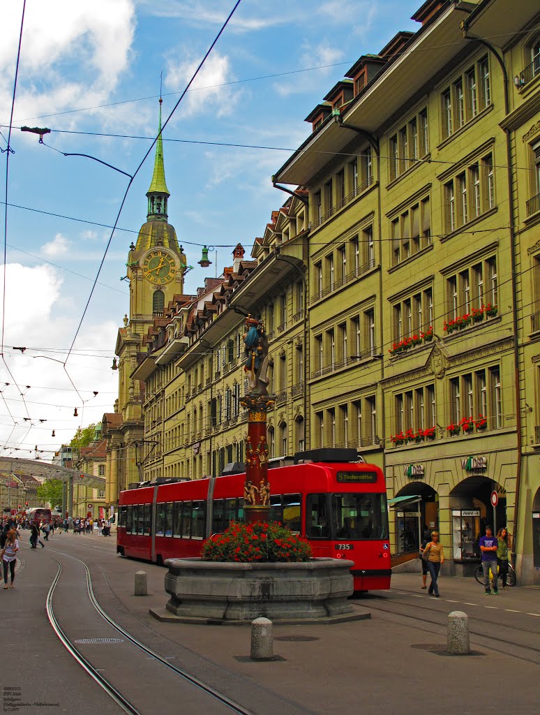 SWI Bern Spitalgasse (Heiliggeistkirche - Pfeiferbrunnen) by KWOT (1 year+ without Google Earth Selection !!!) by KWO Tsoumenis