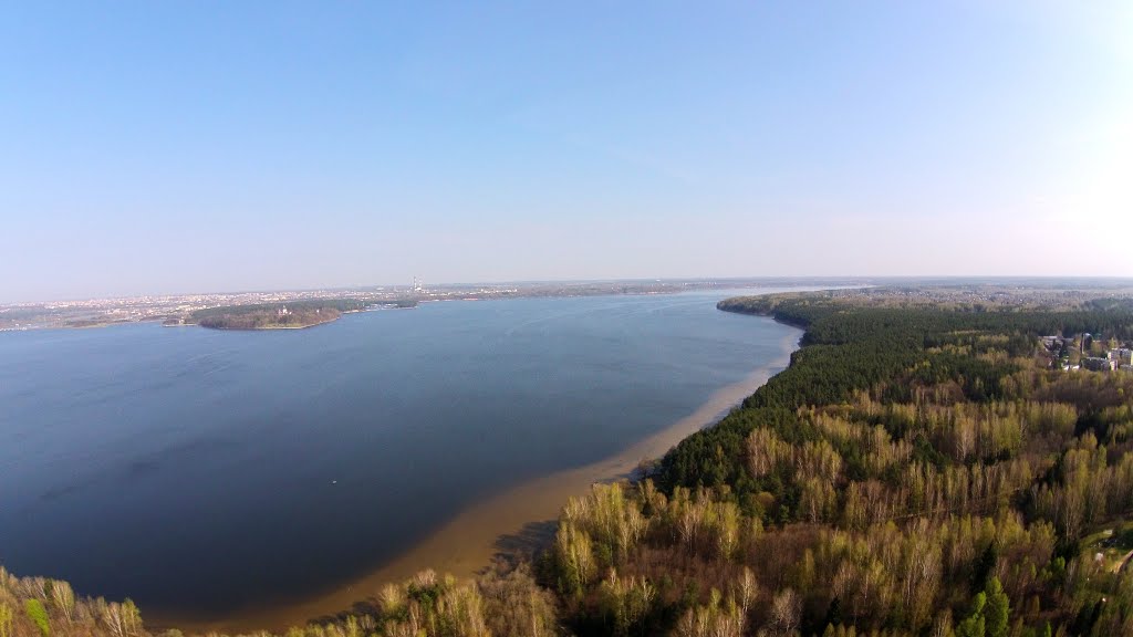 Above Girionys park, Kauno Marios, Lithuania by Alfas.Pliura